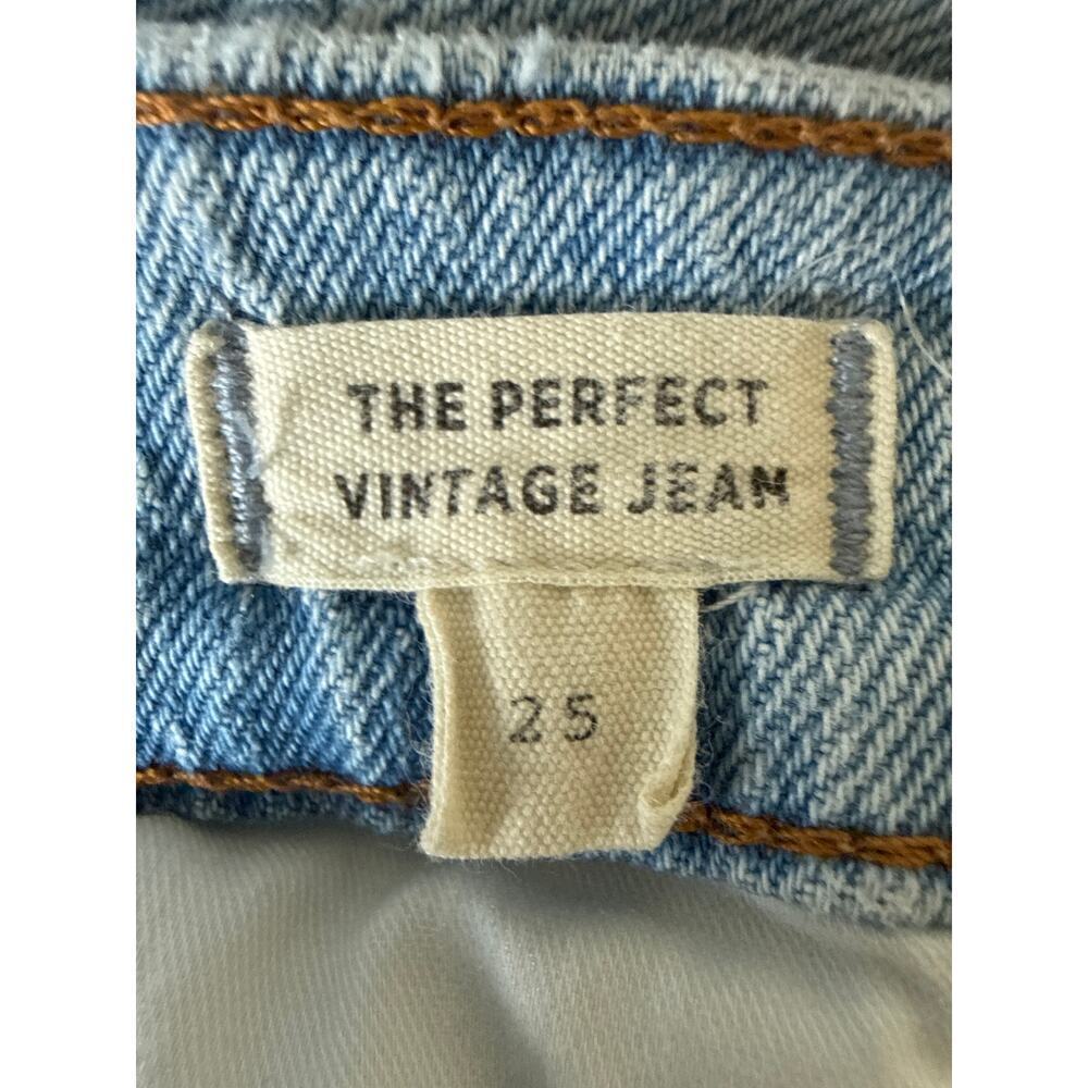 Madewell The Perfect Vintage Jean High Rise Light Wash Women’s Size 25 - Picture 9 of 11